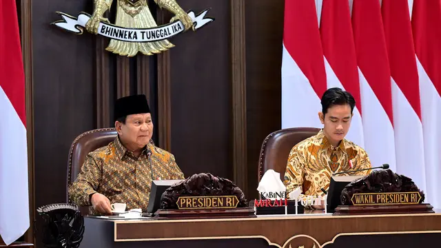 Canda Prabowo Minta Wartawan Keluar Sidang Kabinet