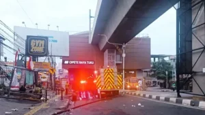 Jalan Fatmawati Jaksel Ditutup Sementara Imbas Kebakaran