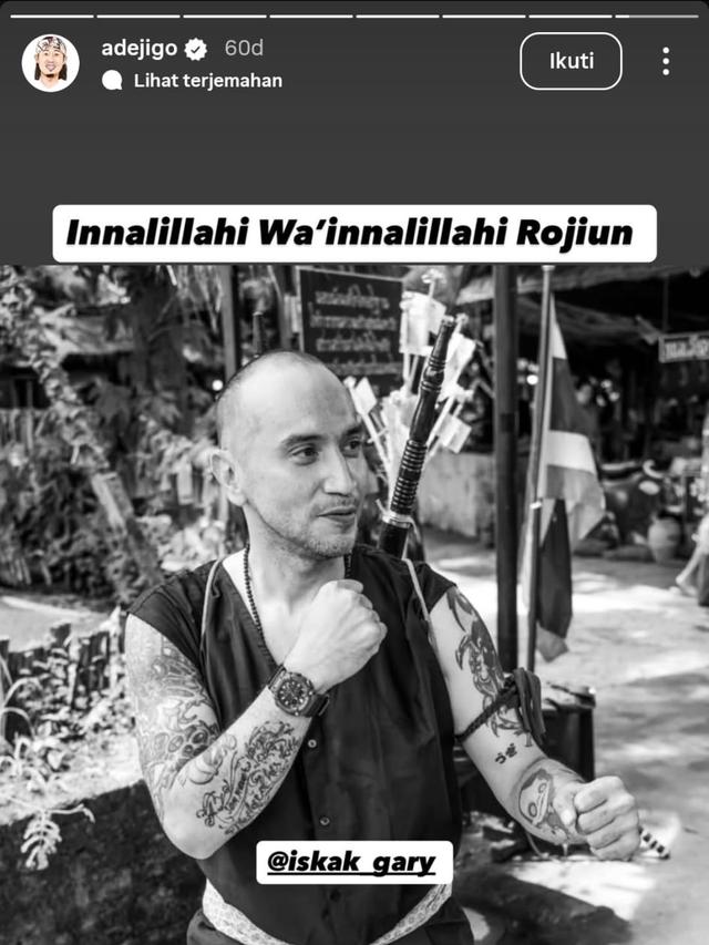 Gary Iskak Meninggal Usai Jalani Perawatan Medis